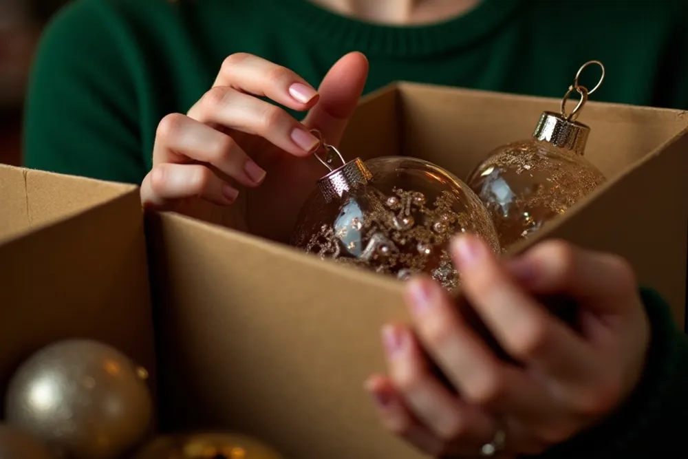 packing fragile items for storage
